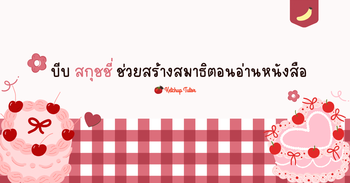 บีบสกุชชี่ ช่วยสร้างสมาธิตอนอ่านหนังสือ - ketchuptutor.co